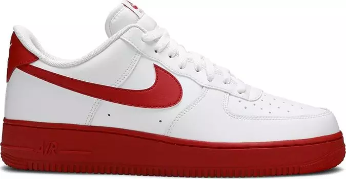 Кроссовки Nike Air Force 1 Low 'White Red Sole', красный