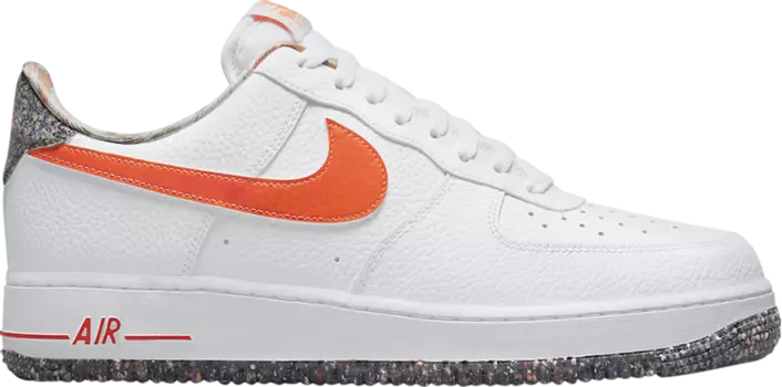 Кроссовки Nike Air Force 1 Low 'White Total Orange', белый