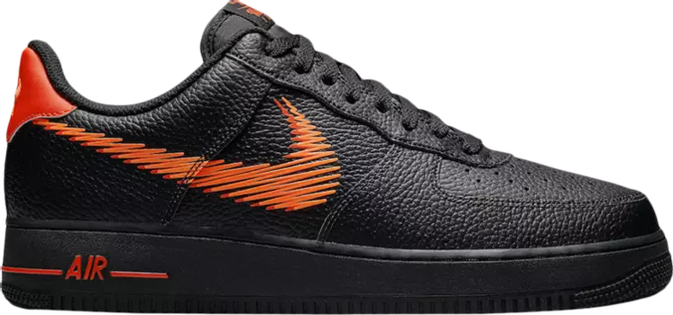 Кроссовки Nike Air Force 1 Low 'Zig Zag', черный