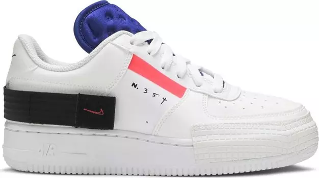 Кроссовки Nike Air Force 1 Low Drop Type GS 'Summit White', белый