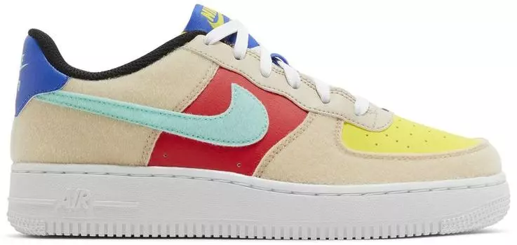 Кроссовки Nike Air Force 1 Low GS 'Multi-Color Velcro', разноцветный