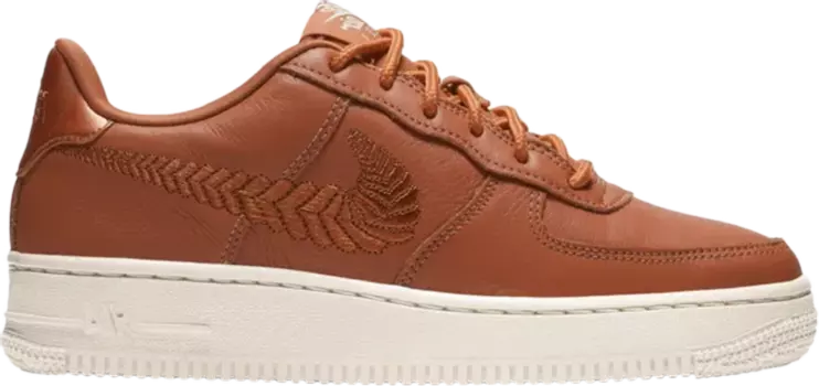 Кроссовки Nike Air Force 1 Low GS Premium 'Embroidered Swoosh', загар