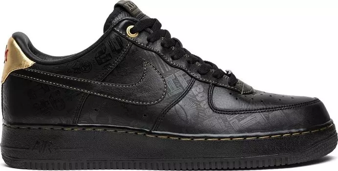 Кроссовки Nike Air Force 1 Low Premium 'Black History Month' 2011, черный