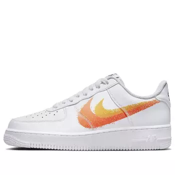 Кроссовки Nike Air Force 1 Low 'Spray Paint Swoosh', белый