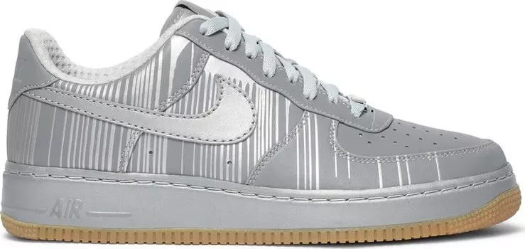 Кроссовки Nike Air Force 1 Low Supreme 'Krink', серебряный
