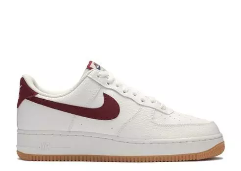 Кроссовки Nike AIR FORCE 1 LOW 'TEAM RED GUM', белый