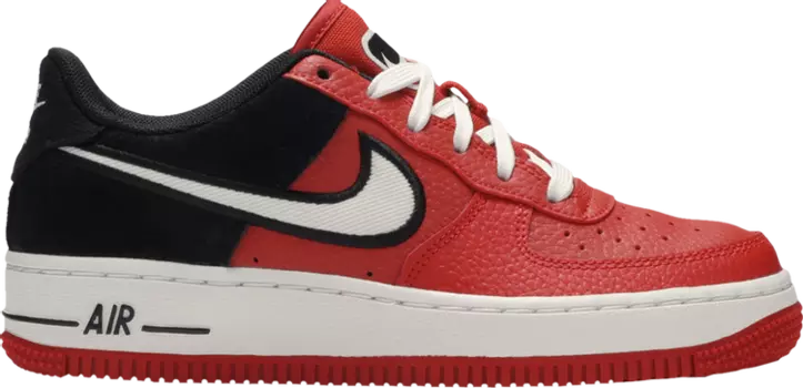 Кроссовки Nike Air Force 1 LV8 1 GS 'Mystic Red Black', красный