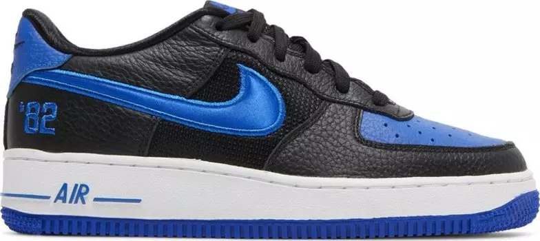 Кроссовки Nike Air Force 1 LV8 GS 'Black Chile Racer Blue', черный