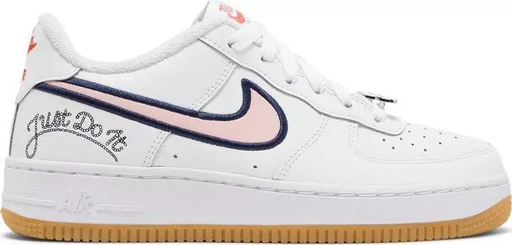 Кроссовки Nike Air Force 1 LV8 GS 'Pink Glaze', белый
