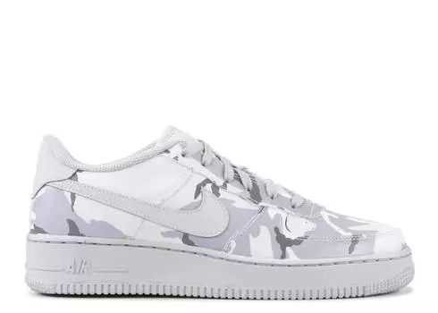 Кроссовки Nike AIR FORCE 1 LV8 GS 'WHITE CAMO', белый