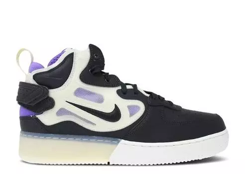 Кроссовки Nike AIR FORCE 1 MID REACT 'OFF NOIR ACTION GRAPE',