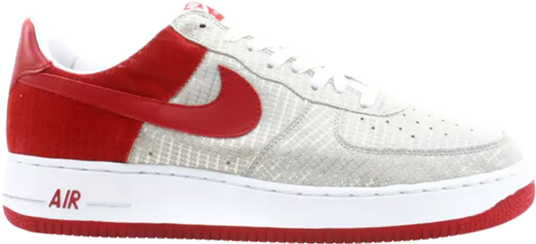 Кроссовки Nike Air Force 1 Premium 'Christmas', серебряный