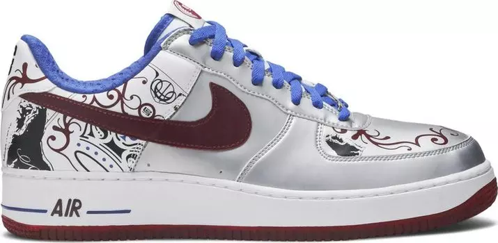 Кроссовки Nike Air Force 1 Premium (Lebron) 'Collection Royale', серебряный