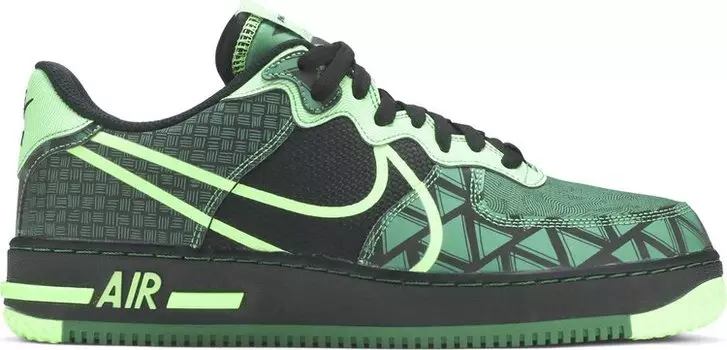 Кроссовки Nike Air Force 1 React 'Naija', черный