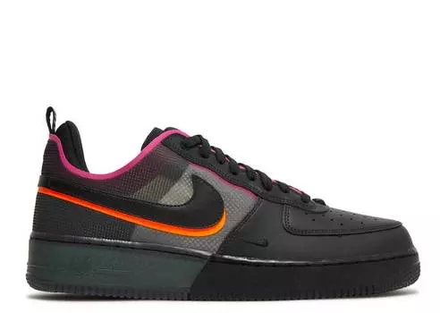Кроссовки Nike AIR FORCE 1 REACT 'BLACK PINK PRIME', черный