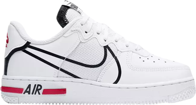 Кроссовки Nike Air Force 1 React GS 'D/MS/X', белый