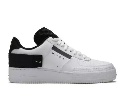 Кроссовки Nike AIR FORCE 1 TYPE 'VOLT', белый