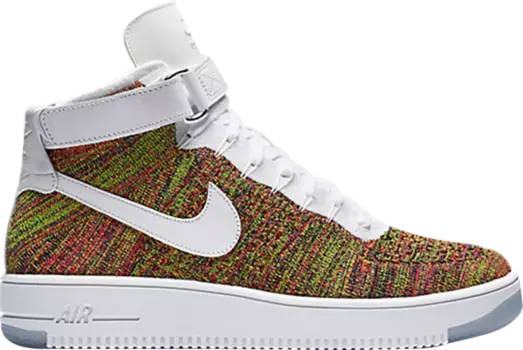 Кроссовки Nike Air Force 1 Ultra Flyknit 'Multi-Color', многоцветный