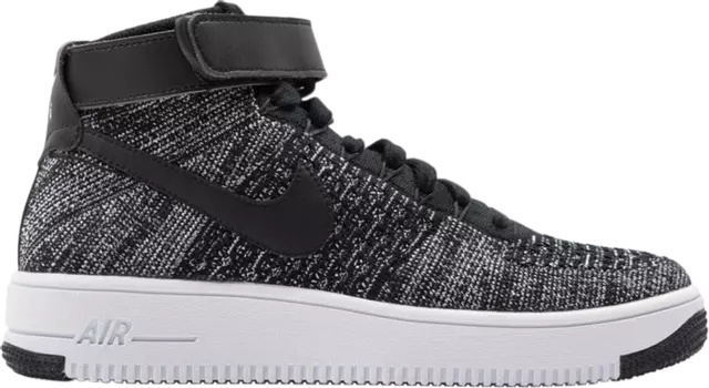 Кроссовки Nike Air Force 1 Ultra Flyknit Mid 'Oreo', черный