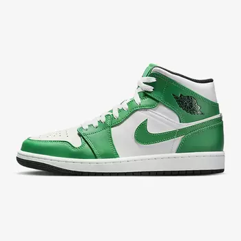 Кроссовки Nike Air Jordan 1 Mid, зелёный