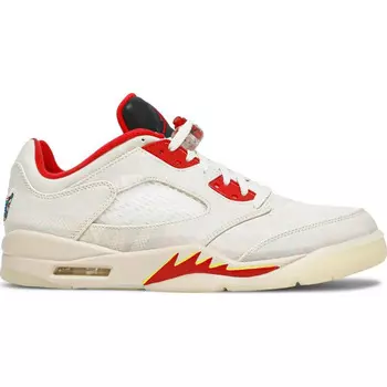 Кроссовки Nike Air Jordan 5 Retro Low 2021, кремовый/мультиколор