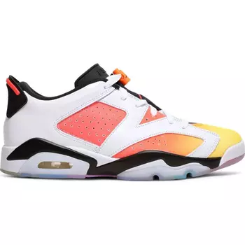 Кроссовки Nike Air Jordan 6 Retro Low SE, белый/мультиколор