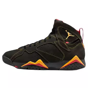 Кроссовки Nike Air Jordan 7 Retro, черный/желтый/красный