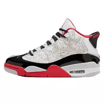 Кроссовки Nike Air Jordan Dub Zero, красный/черный/белый (Размер 43 RU)