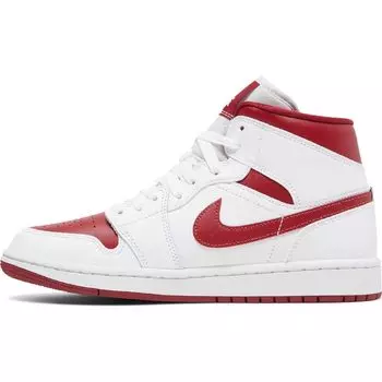 Кроссовки Nike Air Jordan Wmns Air 1 Mid, красный/белый