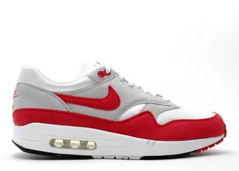 Кроссовки Nike AIR MAX 1 CLASSIC 'HISTORY OF AIR - SPORT RED', белый