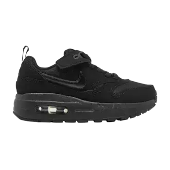 Кроссовки Nike Air Max 1 EasyOn PS Triple Black, черный