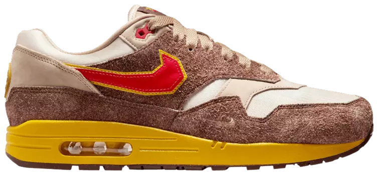 Кроссовки Nike Air Max 1 'Low Poly - Big Head Origins', коричневый