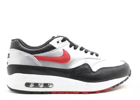 Кроссовки Nike AIR MAX 1 'METALLIC SILVER BLACK RED', черный