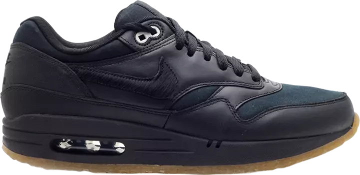 Кроссовки Nike Air Max 1 Premium 'Crepe - Black', черный