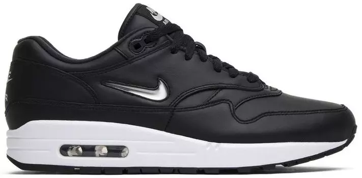 Кроссовки Nike Air Max 1 Premium SC Jewel 'Silver Swoosh', черный