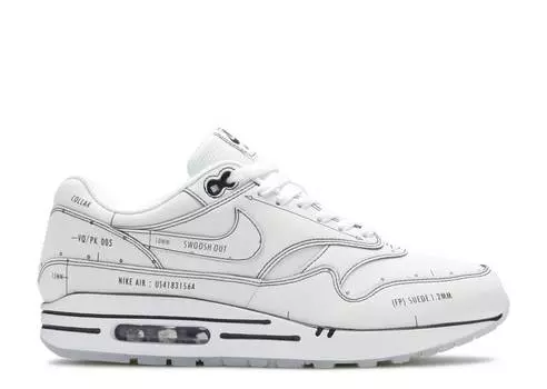 Кроссовки Nike AIR MAX 1 'SKETCH TO SHELF - WHITE', белый