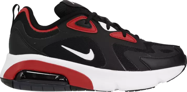 Кроссовки Nike Air Max 200 GS 'University Red', черный
