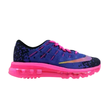 Кроссовки Nike Air Max 2016 Print GS 'Deep Night', фиолетовый