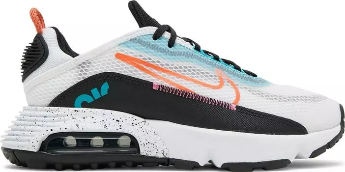 Кроссовки Nike Air Max 2090 GS 'White Turf Orange Speckled', белый