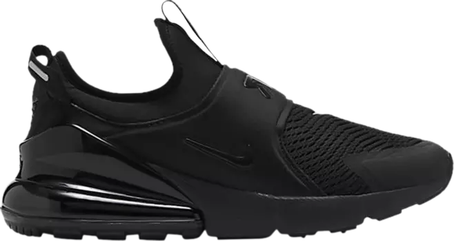 Кроссовки Nike Air Max 270 Extreme GS 'Triple Black', черный