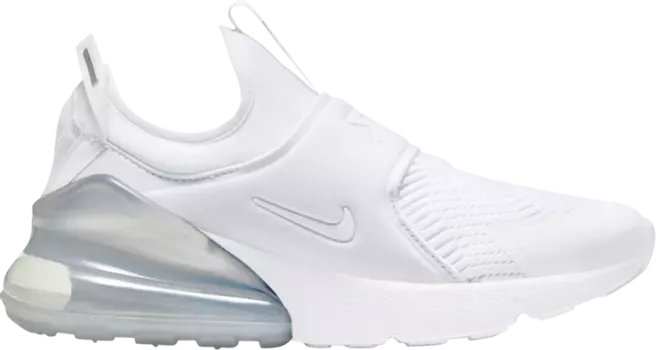 Кроссовки Nike Air Max 270 Extreme GS 'White Metallic Silver', белый