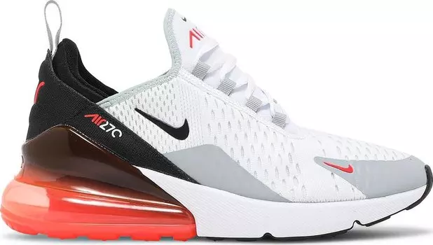 Кроссовки Nike Air Max 270 GS 'Bright Crimson Black', белый