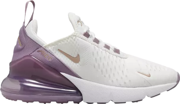 Кроссовки Nike Air Max 270 GS 'White Amethyst Wave', белый