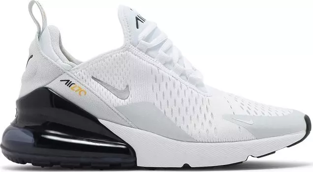 Кроссовки Nike Air Max 270 GS 'White Midnight Navy', белый