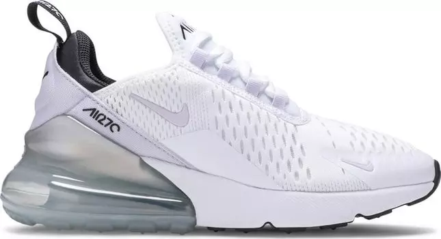 Кроссовки Nike Air Max 270 GS 'White Pure Violet', белый