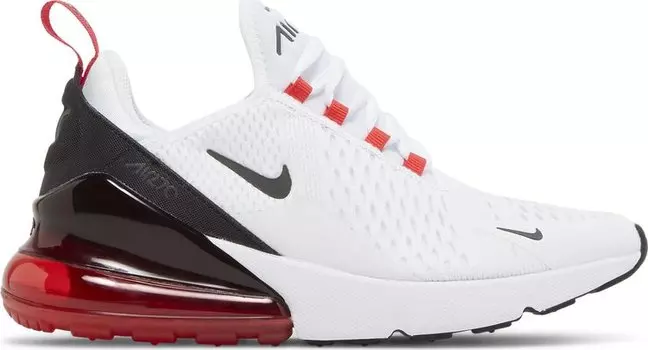 Кроссовки Nike Air Max 270 GS 'White Siren Red', белый