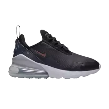 Кроссовки Nike Air Max 270 GS Black Thunder Blue Dark Pony, черный