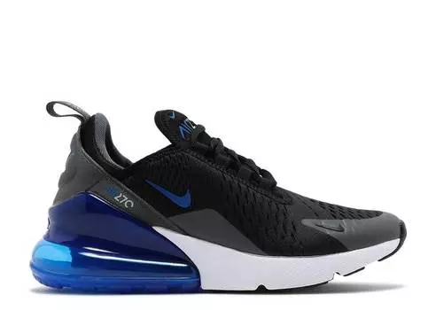 Кроссовки Nike AIR MAX 270 GS 'BLACK GAME ROYAL', черный