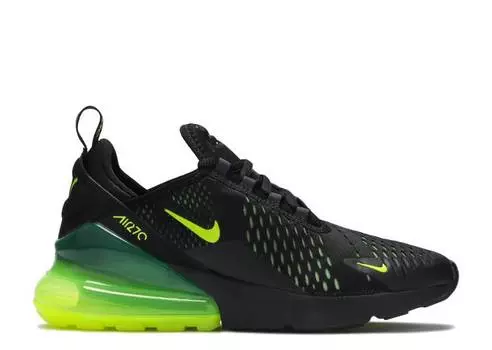 Кроссовки Nike AIR MAX 270 GS 'BLACK VOLT', черный
