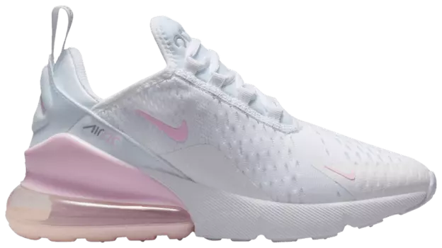 Кроссовки Nike Air Max 270 GS 'White Pink Foam', белый